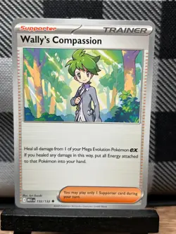 Pokemon TCG: Wally's Compassion 132/132, Mega Evolutions - Image 1