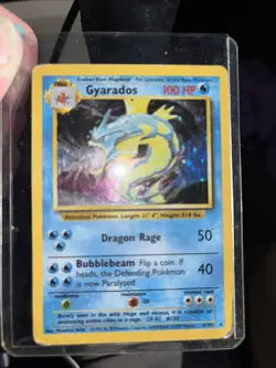 Pokemon TCG Gyarados Base Set 6/102 Holo 1st Edition Holo Rare - Image 1