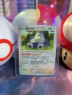 Snorlax 143/165 Pokemon TCG S&V 151 Reverse Holo Uncommon NM - Image 1