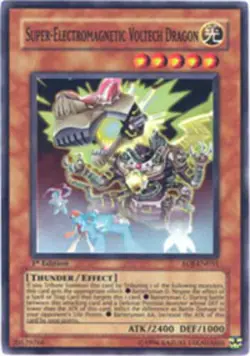 Yugioh! LP Super-Electromagnetic Voltech Dragon - EOJ-EN031 - Super Rare - Unlim - Image 1