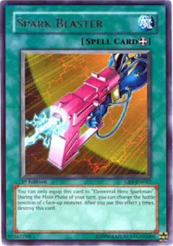 Yugioh! Spark Blaster - CRV-EN047 - Rare - Unlimited Edition Near Mint, English - Image 1