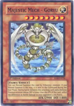 Yugioh! LP Majestic Mech - Goryu - EOJ-EN016 - Super Rare - 1st Edition Lightly - Image 1