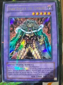 YuGiOh Dark Balter the Terrible HL03-EN007 Ultra Parallel Rare Hobby League - Image 1
