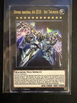 Yu-Gi-Oh! TCG 2 Copies Divine Arsenal AA-ZEUS Sky Thunder UR MP21-EN195 NM - Image 2