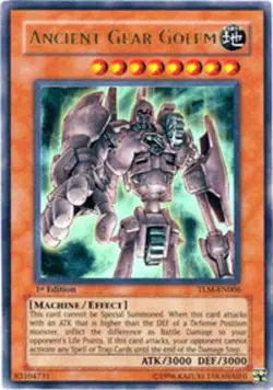 Yugioh! LP Ancient Gear Golem - TLM-EN006 - Ultra Rare - Unlimited Edition Light - Image 1