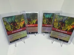 Be King Undisputed New Epic Rarity Fabled Lorcana TCG Set 9 Play set (4 Cards) - Image 1
