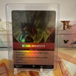 Be King Undisputed New Epic Rarity Fabled Lorcana TCG Set 9 Play set (4 Cards) - Image 2