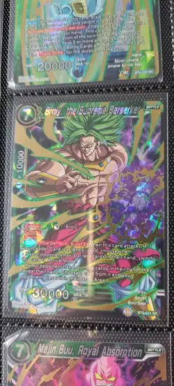 Dragon Ball Super Card Game - BT6-074 SR - Broly, the Supreme Berserker *NM* - Image 1