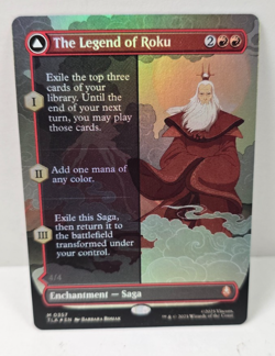The Legend of Roku Avatar Roku 0357 Foil - Borderless M MTG Avatar: The Last - Image 1