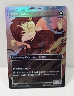 The Legend of Roku Avatar Roku 0357 Foil - Borderless M MTG Avatar: The Last - Image 2