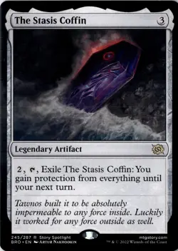 The Stasis Coffin The Brothers' War Regular Magic the Gathering NM MTG 245/287 - Image 1