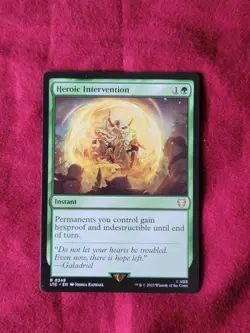 Heroic Intervention MTG Rare Lord of the Rings Magic: The Gathering Commander - Image 1