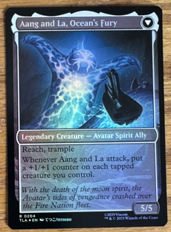 MTG Avatar: The Last Airbender, Aang, Swift Savior -Prerelease Promo Foil - Image 2