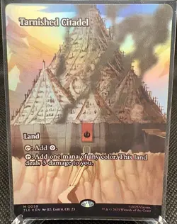 MTG- Avatar:The Last Airbender:Eternal Legal - Tarnished Citadel Borderless Foil - Image 1