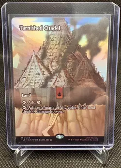 MTG- Avatar:The Last Airbender:Eternal Legal - Tarnished Citadel Borderless Foil - Image 3