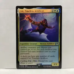 MTG Cid, Timeless Artificer Magic: The Gathering Final Fantasy Foil #0409 - Image 1
