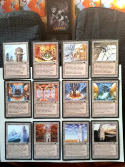 MTG ccg *ANTIQUITIES URZAS MINE, POWER PLANT, TOWERS SET(LOT OF 12) - Image 1