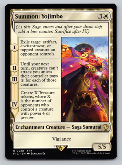 MTG - Summon: Yojimbo - Commander: Final Fantasy - Image 1