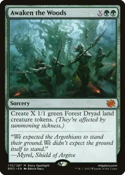MTG Awaken the Woods The Brothers' War 170/287 Regular Mythic - Image 1