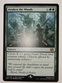 MTG Awaken the Woods The Brothers' War 170/287 Regular Mythic - Image 2