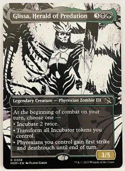 Glissa, Herald of Predation (Showcase) #308- MTG-March of the Machine-Regular-NM - Image 1