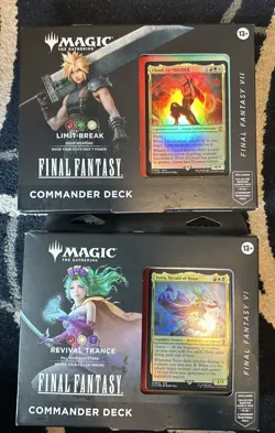Magic The Gathering FINAL FANTASY Commander Deck Bundle(Set of All 4 Decks) NEW - Image 1