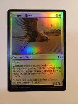 Tempest Hawk Foil 0031 Mtg Magic The Gathering Common TDM NM - Image 1