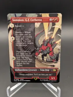 Summon: G.F. Cerberus (Borderless) Final Fantasy Regular for sale online - Image 1