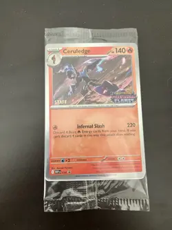 Pokemon Phantasmal Flames Prerelease Staff Promos SEALED - Image 1