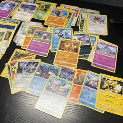 Pokemon Trading Cards Lot Of 91 With Tin Case And Pikachu Figure Free Shipping - Image 2