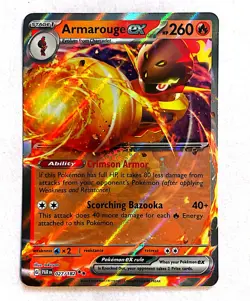 Armarouge EX Paradox Rift Card 027/182 Ultra Rare Pokemon TCG NM - Image 1