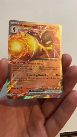 Armarouge EX Paradox Rift Card 027/182 Ultra Rare Pokemon TCG NM - Image 2