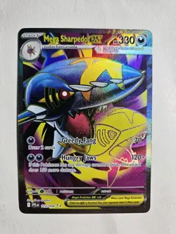 Mega Sharpedo Ex 113/094 Special Illustration Rare Pokemon TCG Phantasmal Flames - Image 1