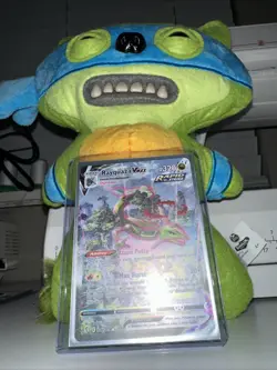 Pokemon TCG Rayquaza VMAX Envolving Skies 218/203 Alternate Art Secret - Image 1