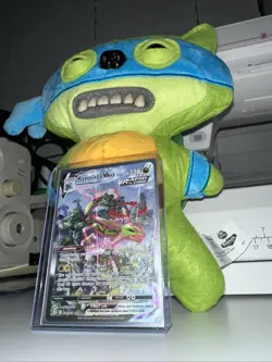 Pokemon TCG Rayquaza VMAX Envolving Skies 218/203 Alternate Art Secret - Image 2