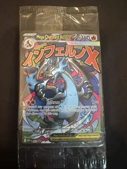Pokemon Mega Charizard X EX 023 + Oricorio EX Phantasmal Flames UPC Promo Sealed - Image 1