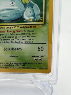 Pokemon TCG Venusaur Base Set 15/102 Holo 1999-2000 Wizards Base Set Holo Rare - Image 4