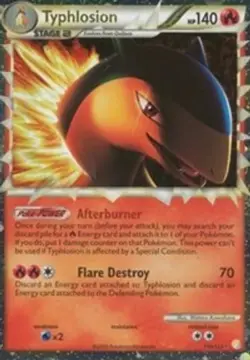 Typhlosion (Prime, #110/123) - Holofoil HG & SS - Base Set MP Pokemon - Image 1