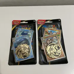 Set Of 2 Pokemon Mega Evolution Premium Checklane Blisters Wailord & Lycanroc - Image 1