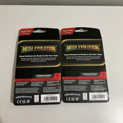 Set Of 2 Pokemon Mega Evolution Premium Checklane Blisters Wailord & Lycanroc - Image 2