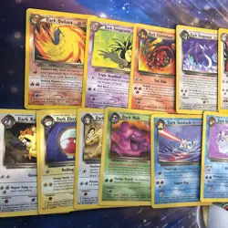 Pokemon Lot Vintage Cards TCG Old School WOTC Dark Poke - Image 3