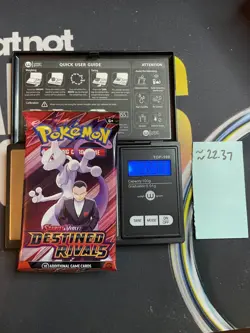 22.37g VERY HEAVY Destined Rivals Pokemon Sealed Booster Pack New SIR/HRU - Image 1