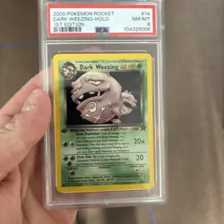 2000 Pokemon Rocket Dark Weezing Holo 1st Edition #14 PSA 8 ✅ - Image 1