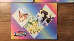 Pokemon Prismatic Evolutions Tech Sticker Collection Set 3 Complete New Unused - Image 2