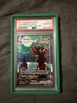 Pokemon Umbreon VMAX #215 Evolving Skies Alt Art Secret Rare GEM MINT - PSA 10 - Image 1