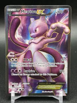 Pokemon TCG Mewtwo EX 98/99 FULL ART Ultra Rare Holo Card Next Destinities - Image 1