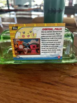 Pokemon Topps Pikachus Vacation Every One...Pull!!! #52 LP - Image 2