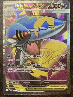 Mega Sharpedo ex 113/094 - Phantasmal Flames - Pokemon TCG - PFL EN - NM - Image 1