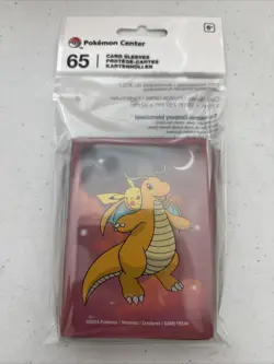 Dreamy Dragonite Pikachu Sleeves (65 Card Sleeves) Pokemon Center Official - NEW - Image 1