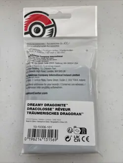 Dreamy Dragonite Pikachu Sleeves (65 Card Sleeves) Pokemon Center Official - NEW - Image 2